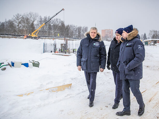 Ход строительства жилого комплекса «Вяземы парк» на улице Городок-17 проверил Андрей Иванов Ход строительства жилого комплекса «Вяземы парк» на улице Городок-17 проверил Андрей Иванов